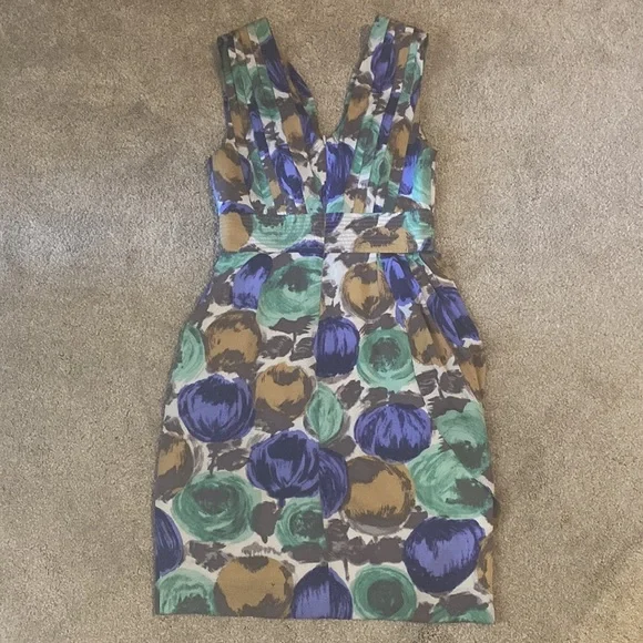 BCBGMAXAZRIA Floral dress Size 0 BCBG - Picture 5 of 7